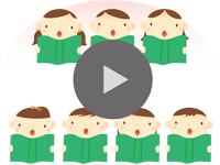 幼児からの「音読コンクール」動画